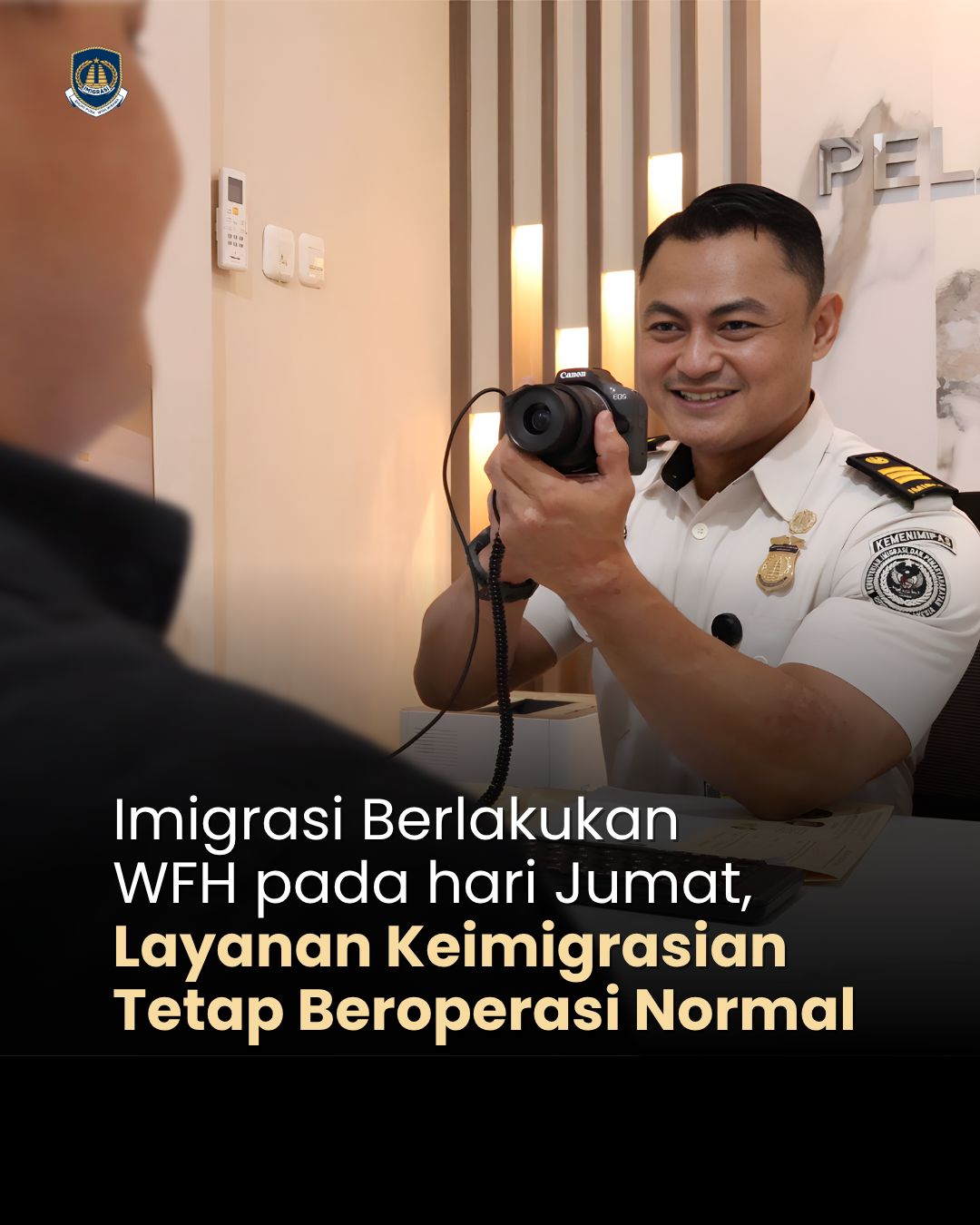 Imigrasi Berlakukan WFH pada hari Jumat, Layanan Keimigrasian Tetap Beroprasi Normal